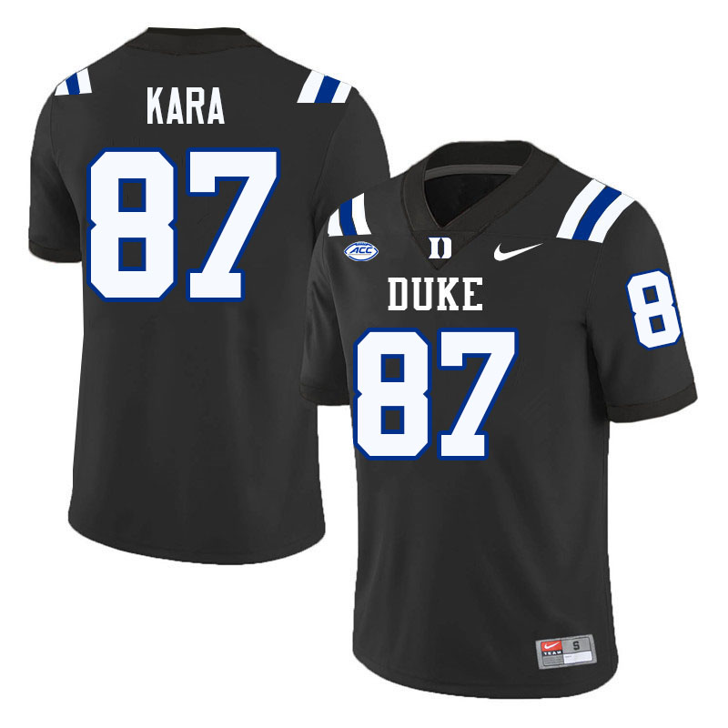 Duke Blue Devils #87 Bariate Kara College Football Jersey Stitched-Black